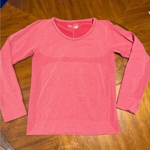 ZYIA Active Long Sleeve Performance Top Red (XL)